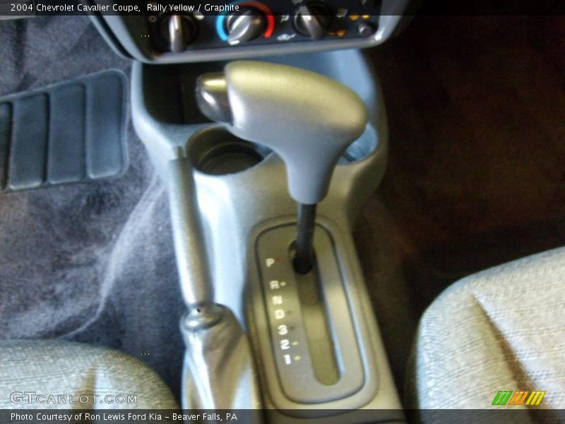 Rally Yellow / Graphite 2004 Chevrolet Cavalier Coupe