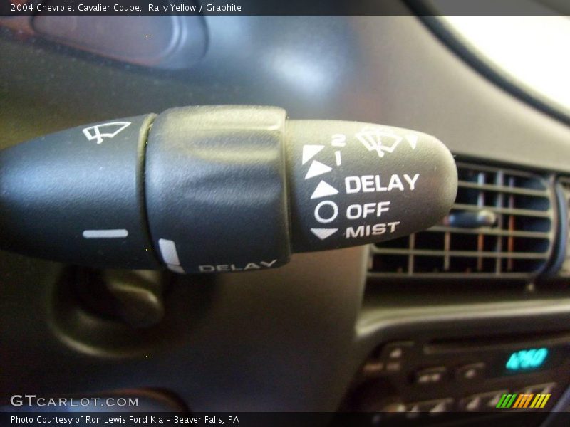 Rally Yellow / Graphite 2004 Chevrolet Cavalier Coupe