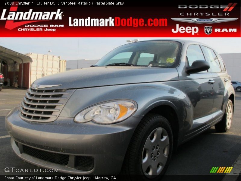 Silver Steel Metallic / Pastel Slate Gray 2008 Chrysler PT Cruiser LX