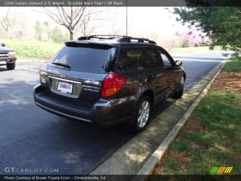Obsidian Black Pearl / Off Black 2006 Subaru Outback 2.5i Wagon