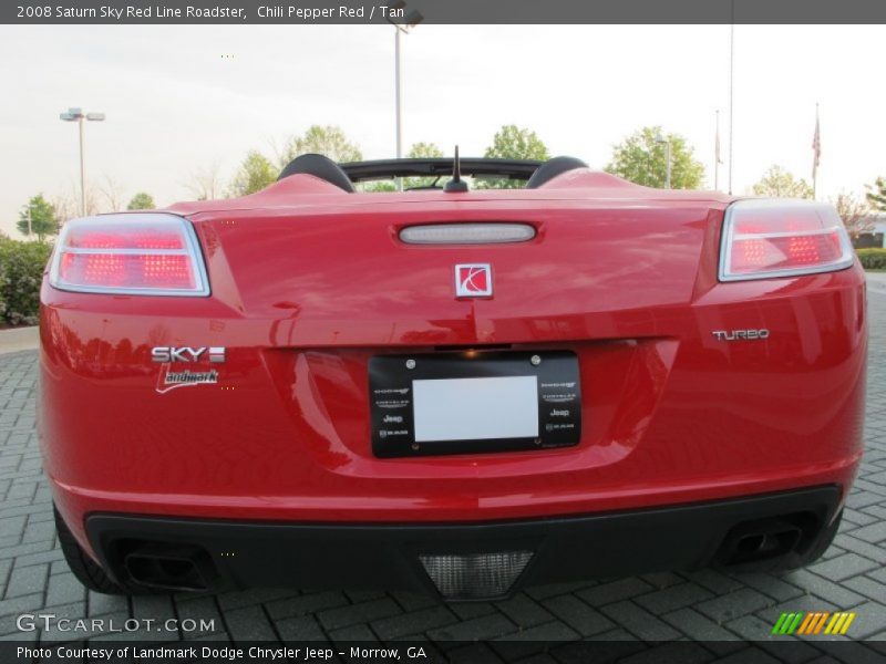 Chili Pepper Red / Tan 2008 Saturn Sky Red Line Roadster