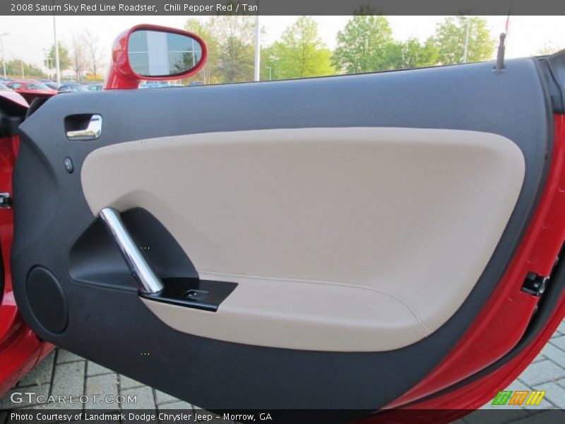 Door Panel of 2008 Sky Red Line Roadster