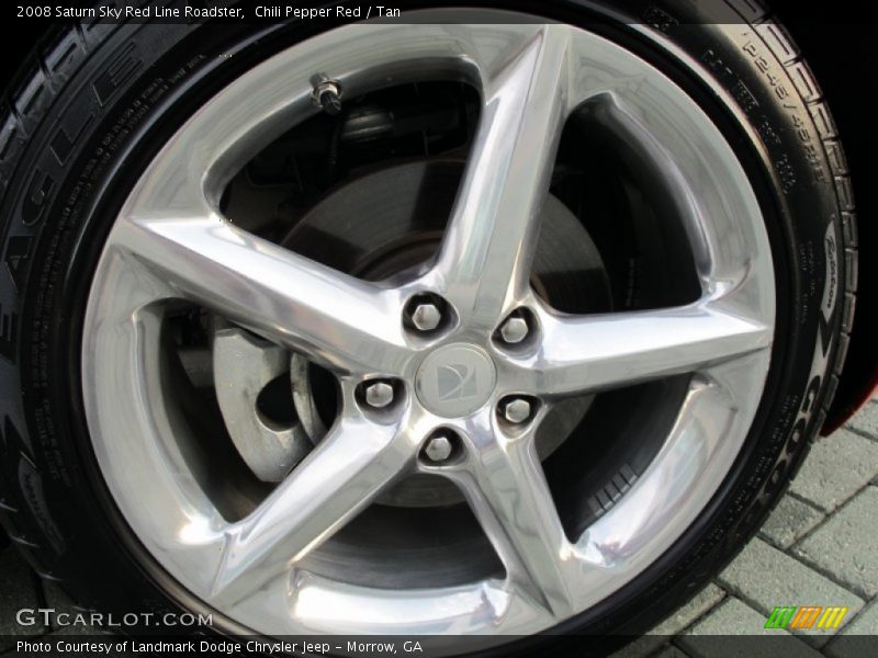 Chili Pepper Red / Tan 2008 Saturn Sky Red Line Roadster