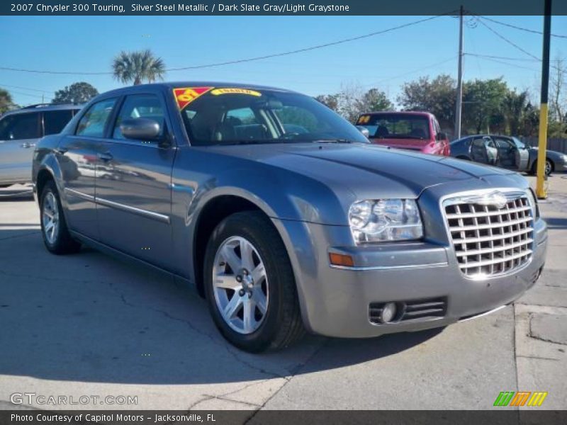 Silver Steel Metallic / Dark Slate Gray/Light Graystone 2007 Chrysler 300 Touring