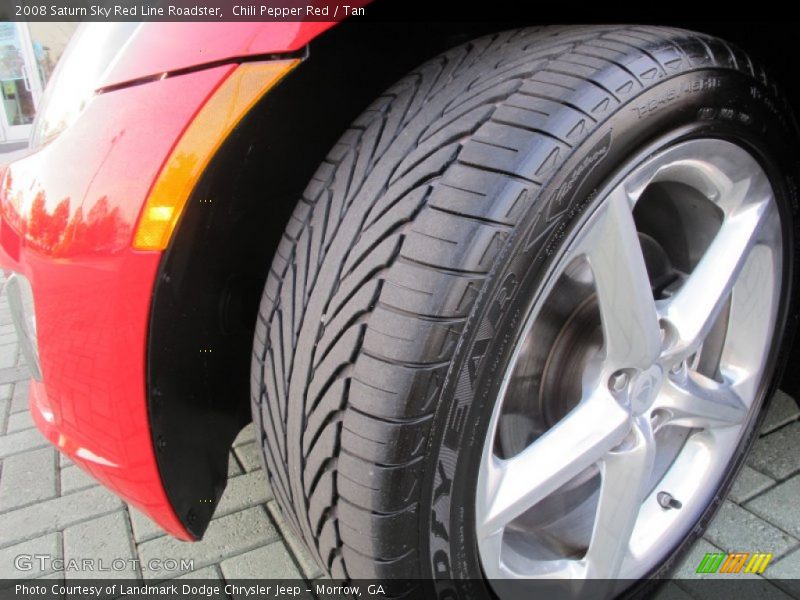 Chili Pepper Red / Tan 2008 Saturn Sky Red Line Roadster