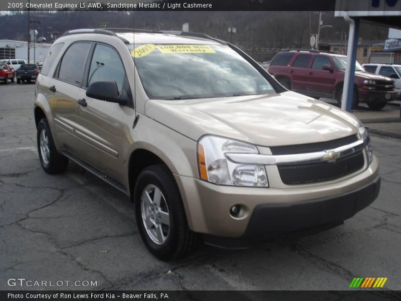 Sandstone Metallic / Light Cashmere 2005 Chevrolet Equinox LS AWD