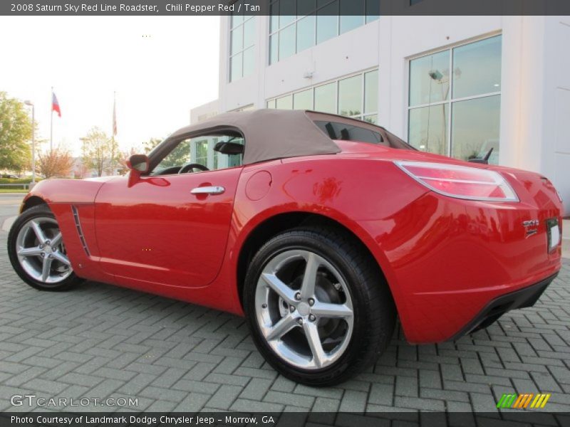 Chili Pepper Red / Tan 2008 Saturn Sky Red Line Roadster