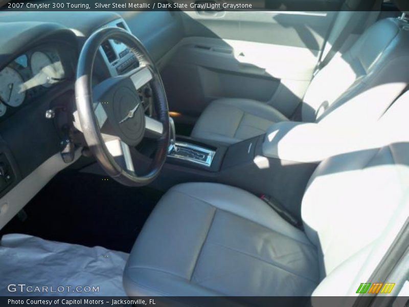 Silver Steel Metallic / Dark Slate Gray/Light Graystone 2007 Chrysler 300 Touring