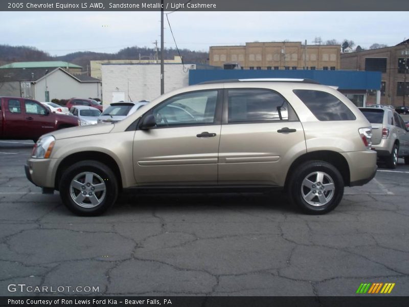 Sandstone Metallic / Light Cashmere 2005 Chevrolet Equinox LS AWD