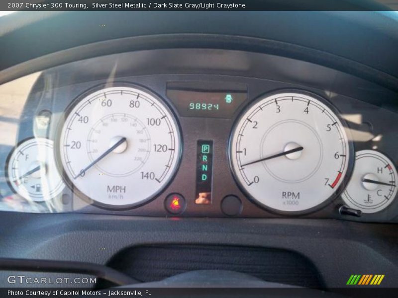 Silver Steel Metallic / Dark Slate Gray/Light Graystone 2007 Chrysler 300 Touring