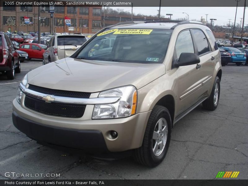 Sandstone Metallic / Light Cashmere 2005 Chevrolet Equinox LS AWD