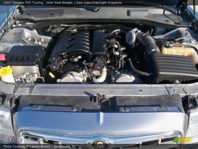 Silver Steel Metallic / Dark Slate Gray/Light Graystone 2007 Chrysler 300 Touring