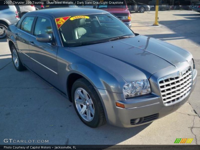 Silver Steel Metallic / Dark Slate Gray/Light Graystone 2007 Chrysler 300 Touring