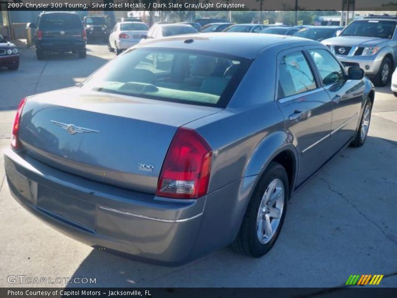 Silver Steel Metallic / Dark Slate Gray/Light Graystone 2007 Chrysler 300 Touring