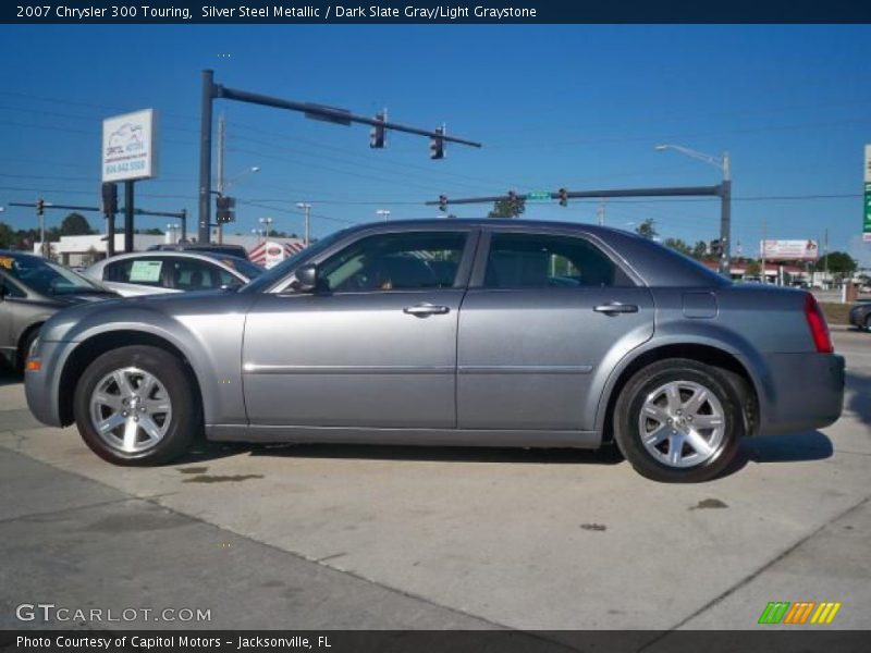 Silver Steel Metallic / Dark Slate Gray/Light Graystone 2007 Chrysler 300 Touring