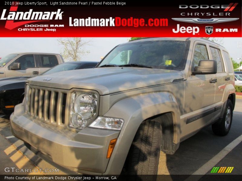 Light Sandstone Pearl / Pastel Pebble Beige 2010 Jeep Liberty Sport