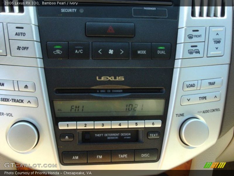 Bamboo Pearl / Ivory 2006 Lexus RX 330