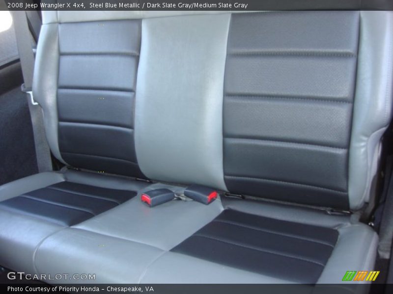Steel Blue Metallic / Dark Slate Gray/Medium Slate Gray 2008 Jeep Wrangler X 4x4