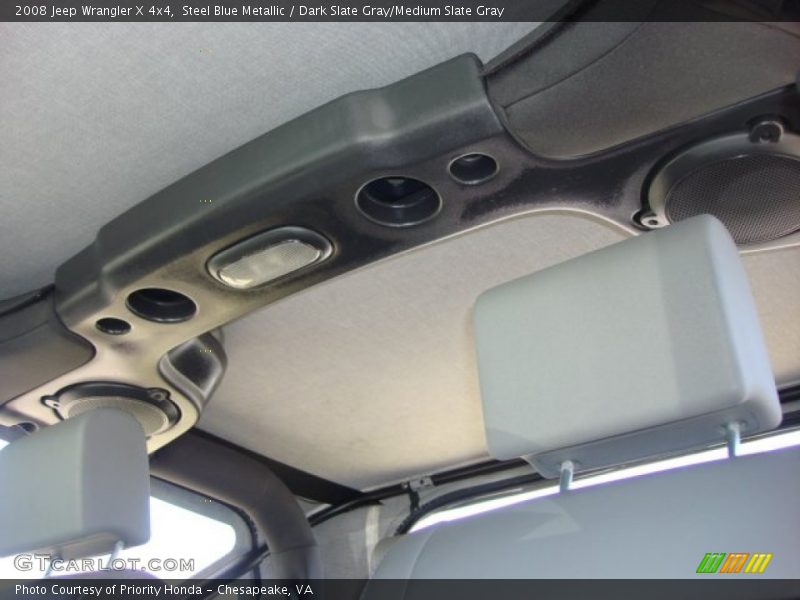 Steel Blue Metallic / Dark Slate Gray/Medium Slate Gray 2008 Jeep Wrangler X 4x4