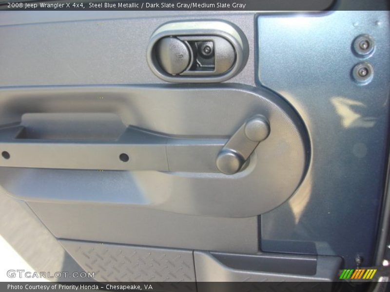 Steel Blue Metallic / Dark Slate Gray/Medium Slate Gray 2008 Jeep Wrangler X 4x4