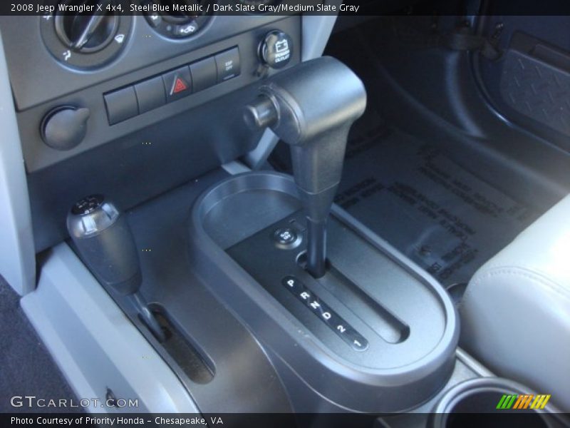 Steel Blue Metallic / Dark Slate Gray/Medium Slate Gray 2008 Jeep Wrangler X 4x4