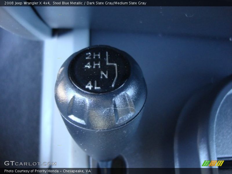 Steel Blue Metallic / Dark Slate Gray/Medium Slate Gray 2008 Jeep Wrangler X 4x4