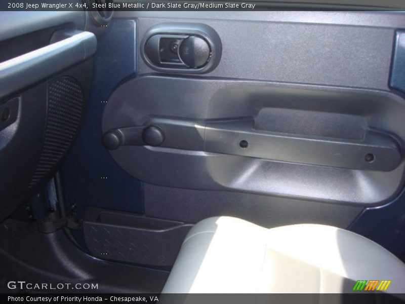 Steel Blue Metallic / Dark Slate Gray/Medium Slate Gray 2008 Jeep Wrangler X 4x4