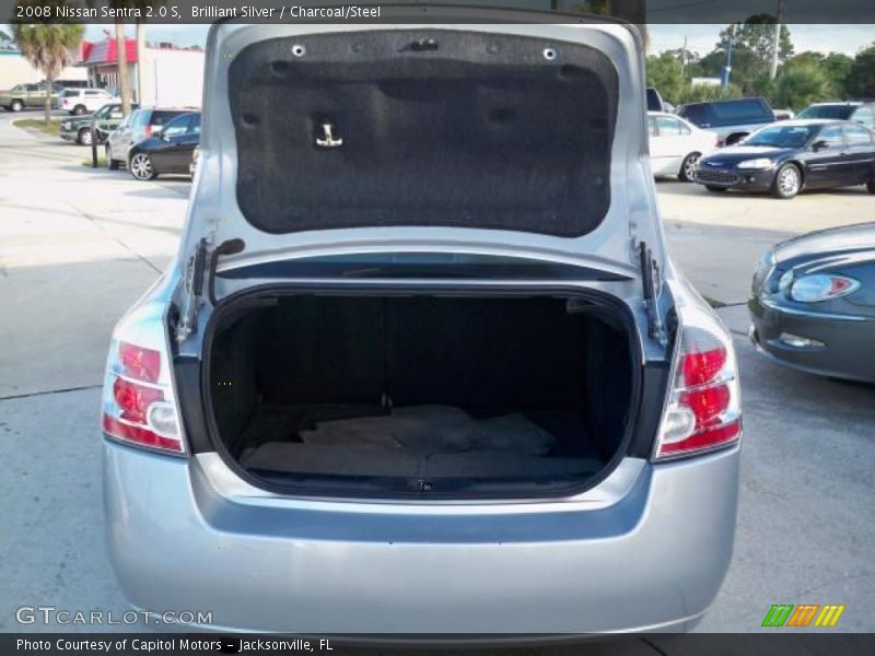 Brilliant Silver / Charcoal/Steel 2008 Nissan Sentra 2.0 S