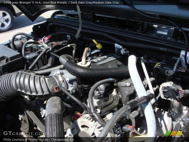 Steel Blue Metallic / Dark Slate Gray/Medium Slate Gray 2008 Jeep Wrangler X 4x4