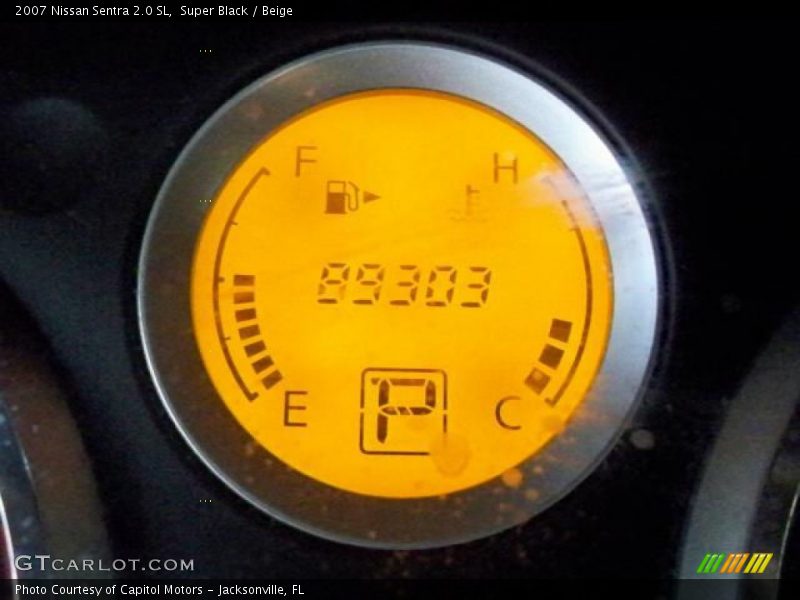 Super Black / Beige 2007 Nissan Sentra 2.0 SL