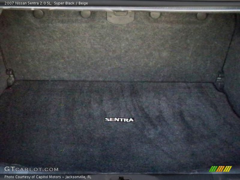 Super Black / Beige 2007 Nissan Sentra 2.0 SL