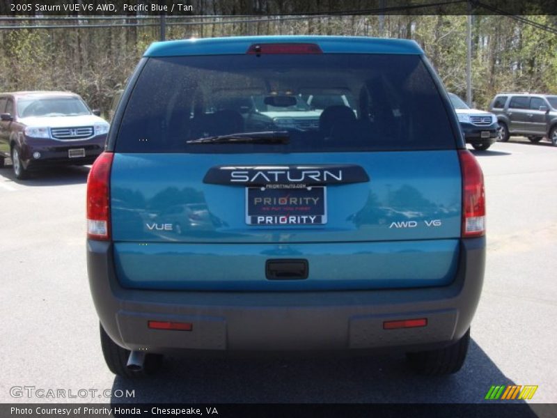 Pacific Blue / Tan 2005 Saturn VUE V6 AWD