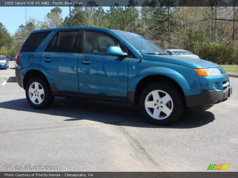 Pacific Blue / Tan 2005 Saturn VUE V6 AWD