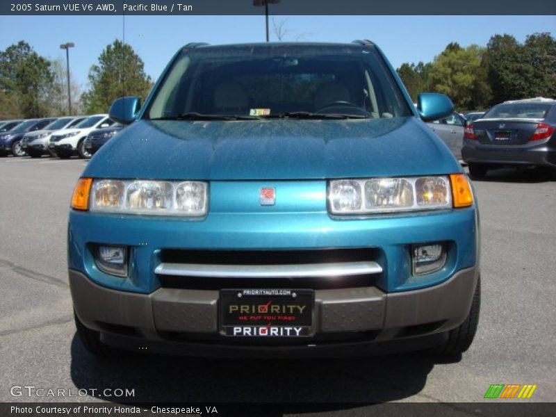 Pacific Blue / Tan 2005 Saturn VUE V6 AWD