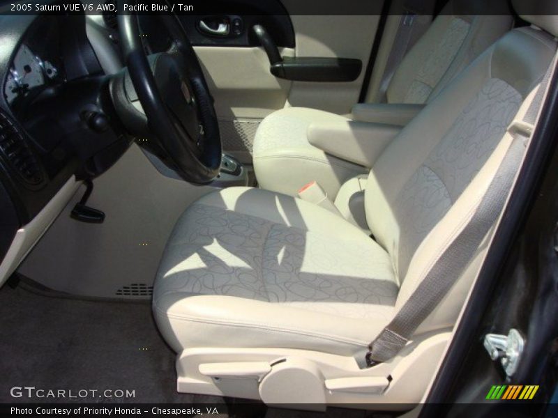Pacific Blue / Tan 2005 Saturn VUE V6 AWD
