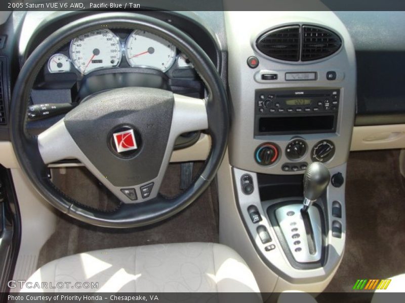 Pacific Blue / Tan 2005 Saturn VUE V6 AWD