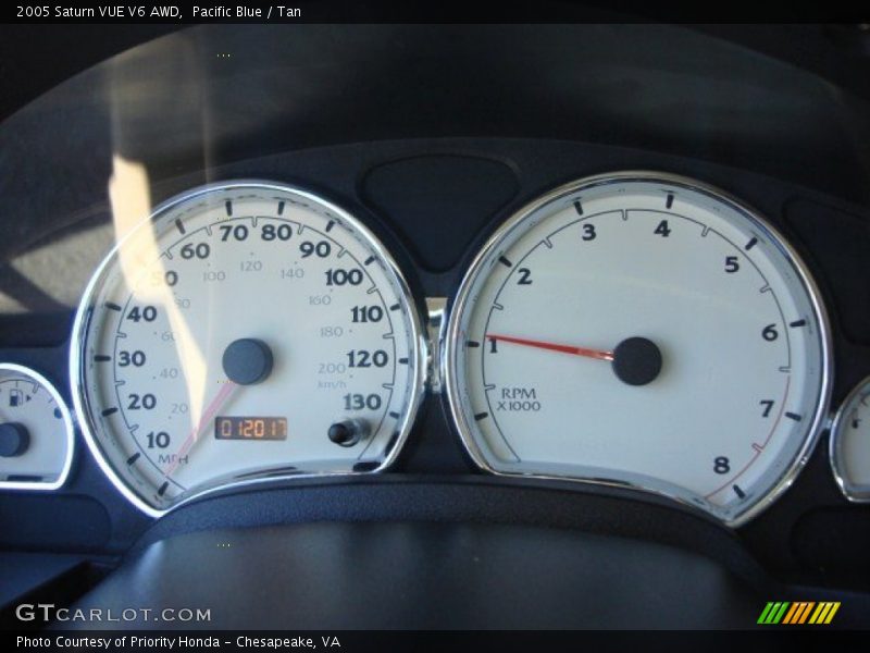 Pacific Blue / Tan 2005 Saturn VUE V6 AWD