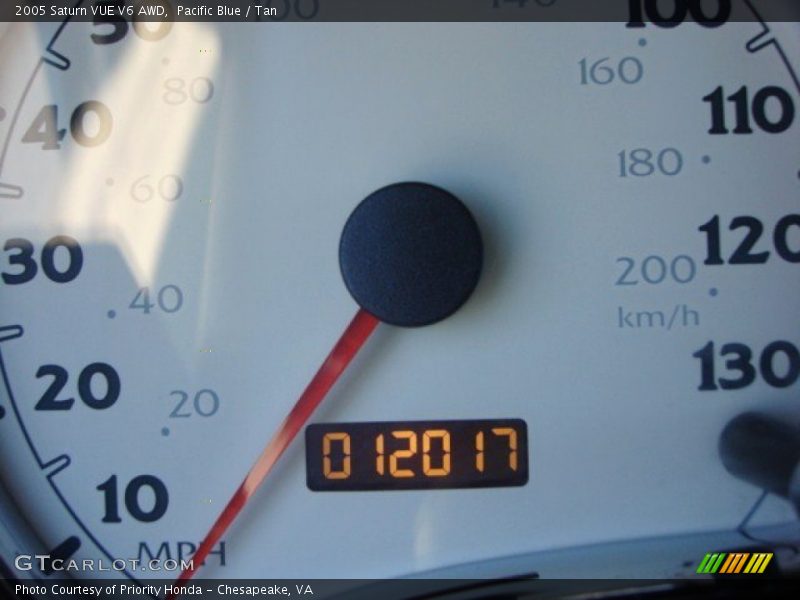 Pacific Blue / Tan 2005 Saturn VUE V6 AWD