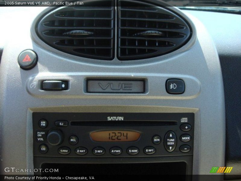 Pacific Blue / Tan 2005 Saturn VUE V6 AWD