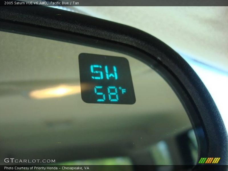 Pacific Blue / Tan 2005 Saturn VUE V6 AWD