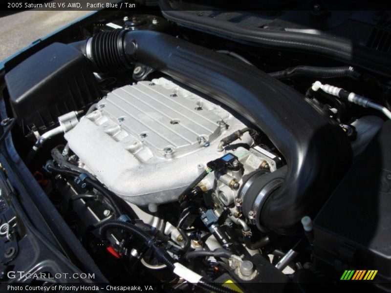 Pacific Blue / Tan 2005 Saturn VUE V6 AWD
