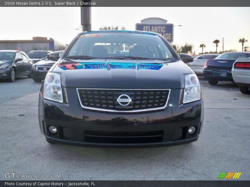 Super Black / Charcoal 2009 Nissan Sentra 2.0 S