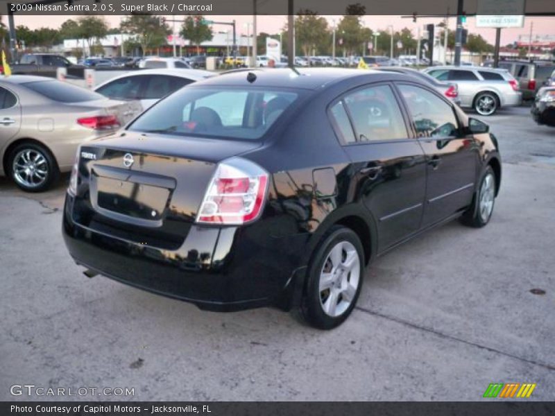 Super Black / Charcoal 2009 Nissan Sentra 2.0 S