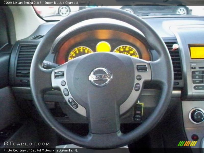 Super Black / Charcoal 2009 Nissan Sentra 2.0 S