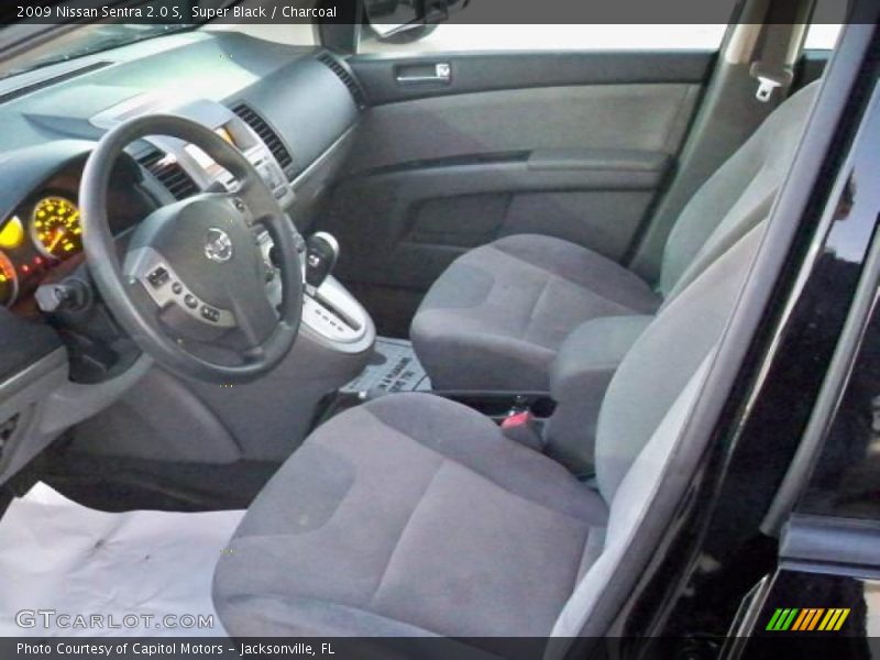 Super Black / Charcoal 2009 Nissan Sentra 2.0 S