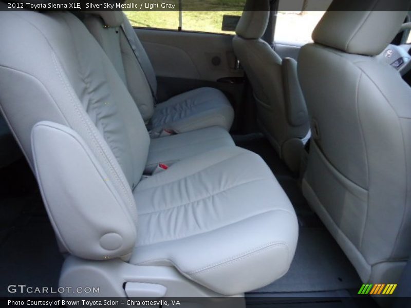 Silver Sky Metallic / Light Gray 2012 Toyota Sienna XLE