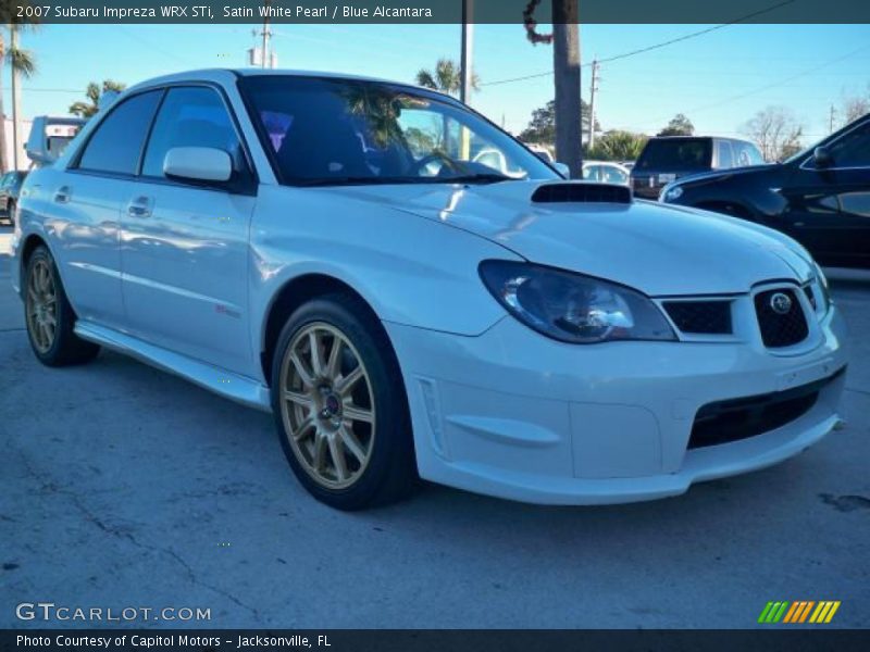 Front 3/4 View of 2007 Impreza WRX STi