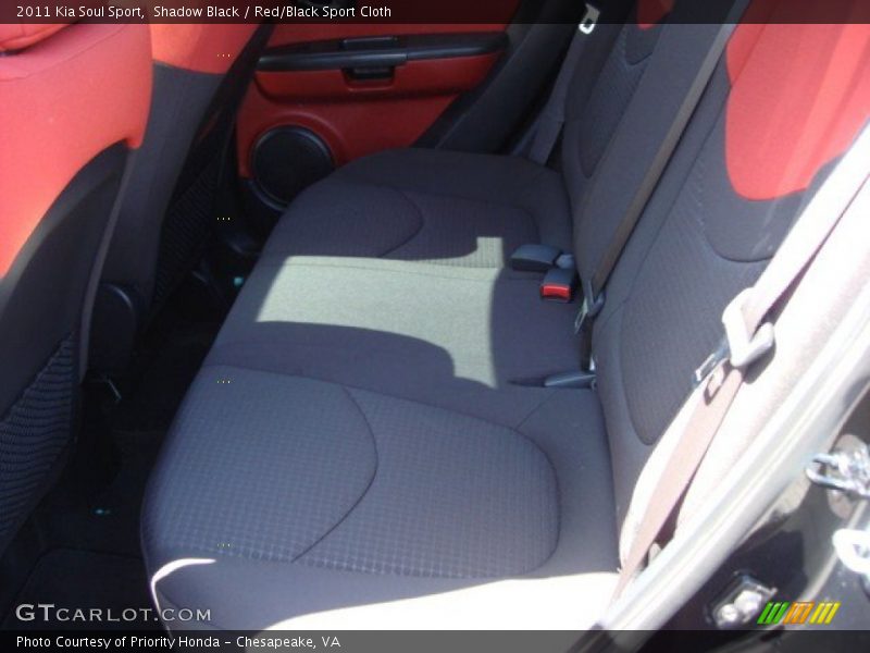 Rear Seat of 2011 Soul Sport