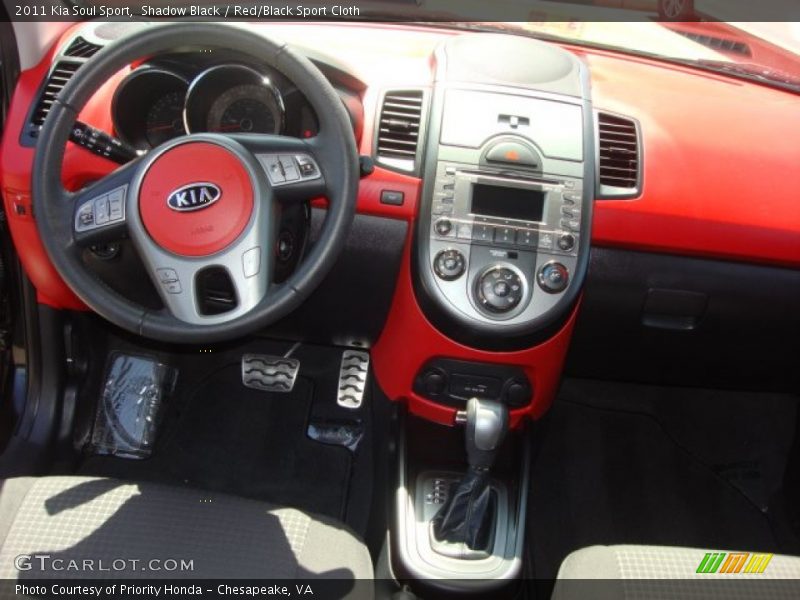 Dashboard of 2011 Soul Sport