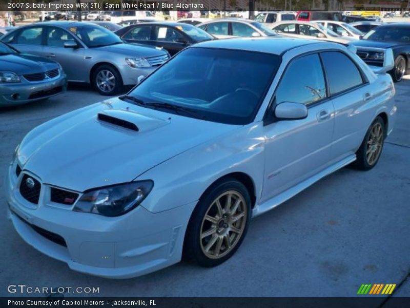Front 3/4 View of 2007 Impreza WRX STi